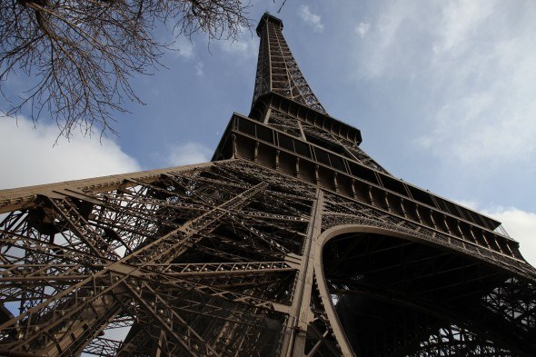 Eiffel Tower from below