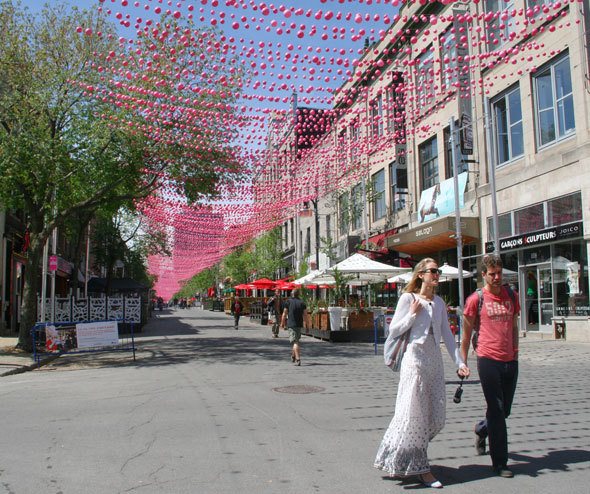 Aires Libres is one of the most unique and fun spots in Montréal every summer. Read more at https://skimbacolifestyle.com/2013/07/montreal-bike-tour.html