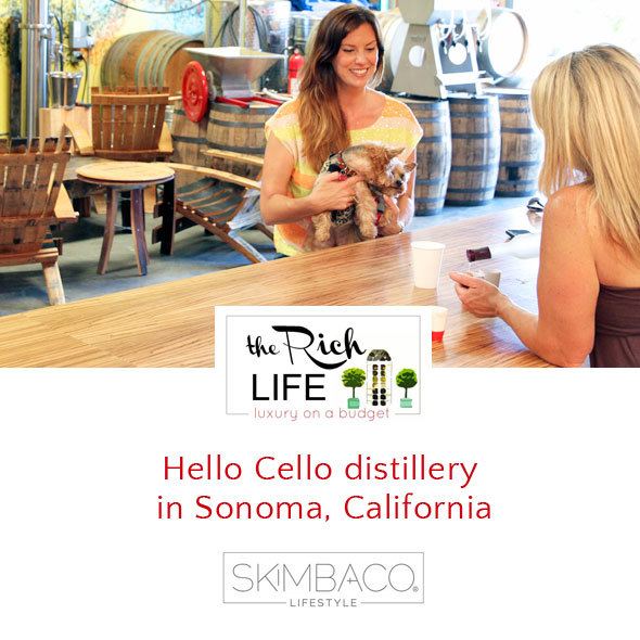 Hello Cello distillery in Sonoma, California 