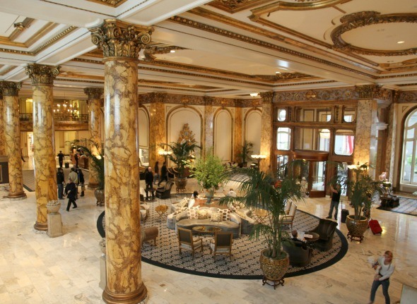 Main Lobby at The Fairmont San Francisco 