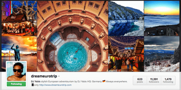 Follow http://instagram.com/dreameurotrip 