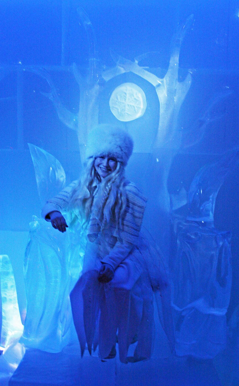 Ice Princess at SantaPark, Rovaniemi, Finland