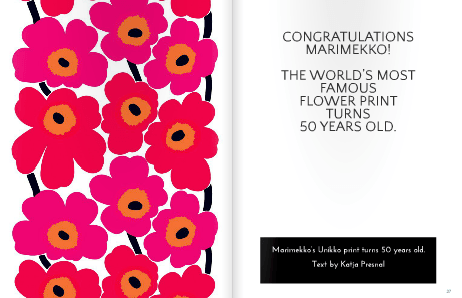 Marimekko Unikko 50 years old