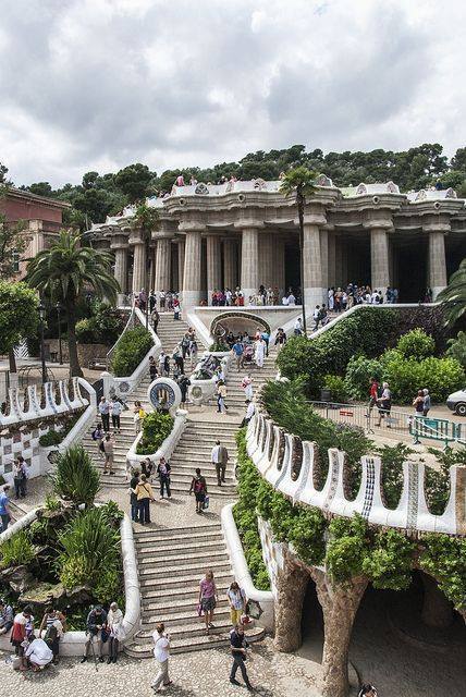 Guell Park in Barcelona