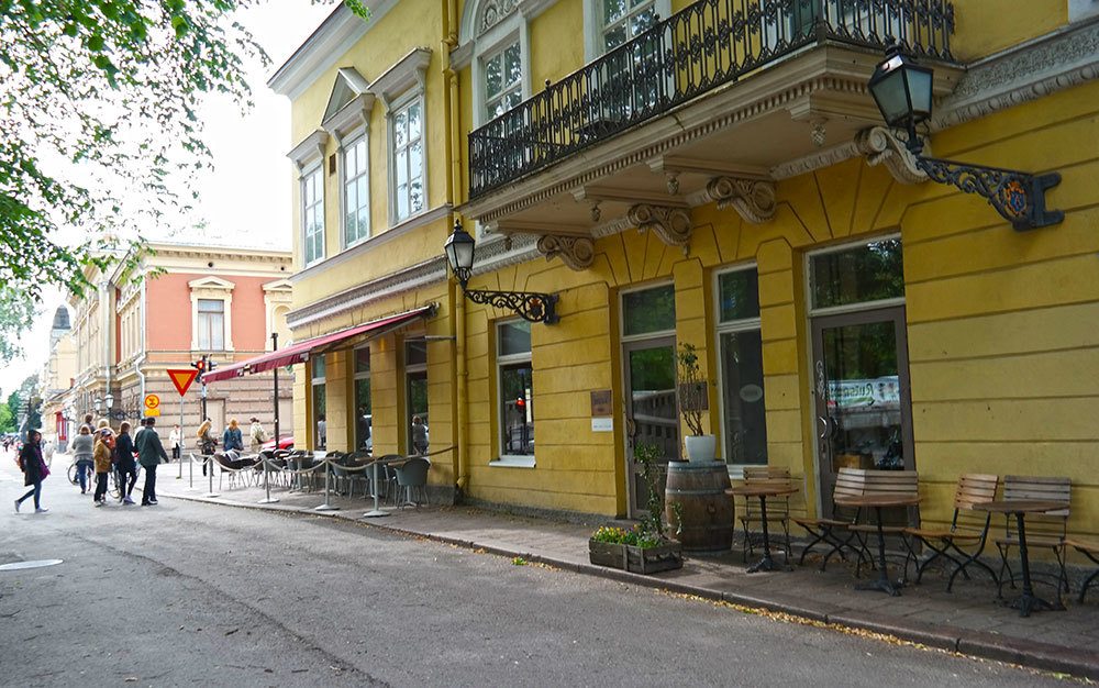 Aura riverside in Turku is buzzing with people during summers. Travel photo by Katja Presnal | @skimbaco