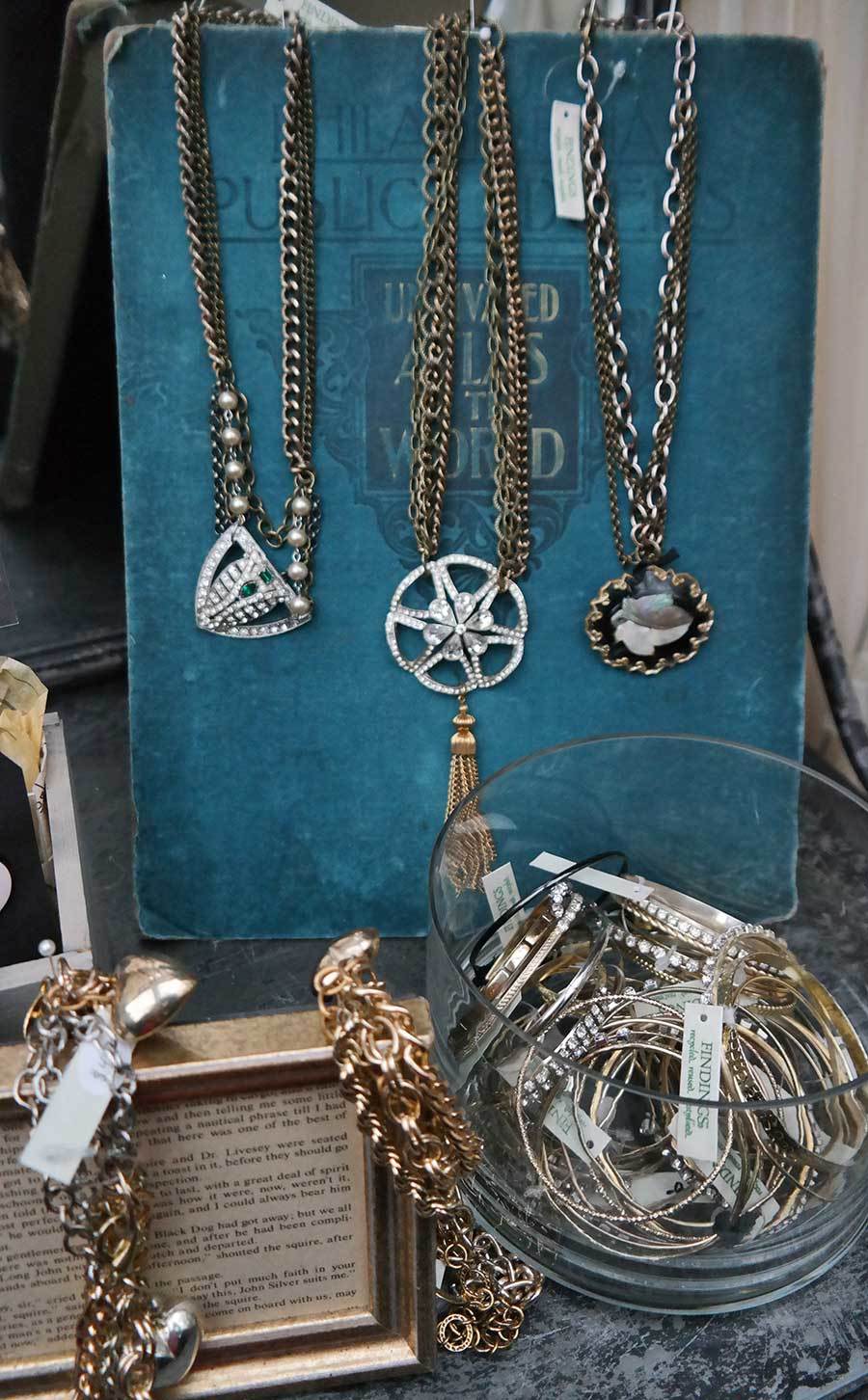 jewelry at the Bryant Park Christmas market