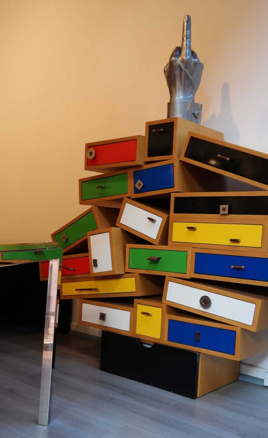 modern art for home from flea markets
