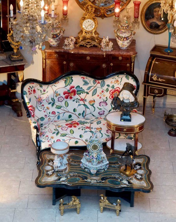 Antique shopping at Les Puces in Paris