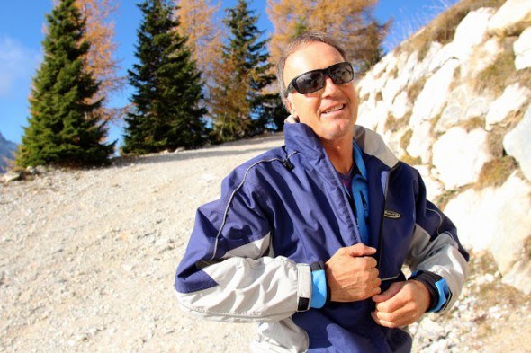 charlie ski instructor in italy