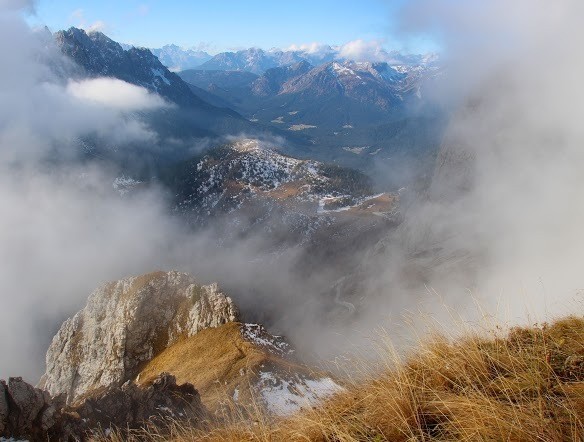 climbing mountains in italy