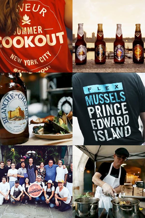 UNIBROUE AT SAVEUR SUMMER COOKOUT