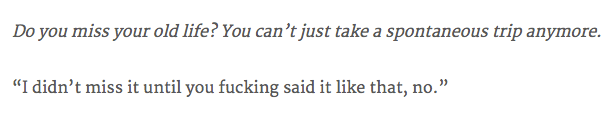 Ryan Reynolds in an interview about parenthood