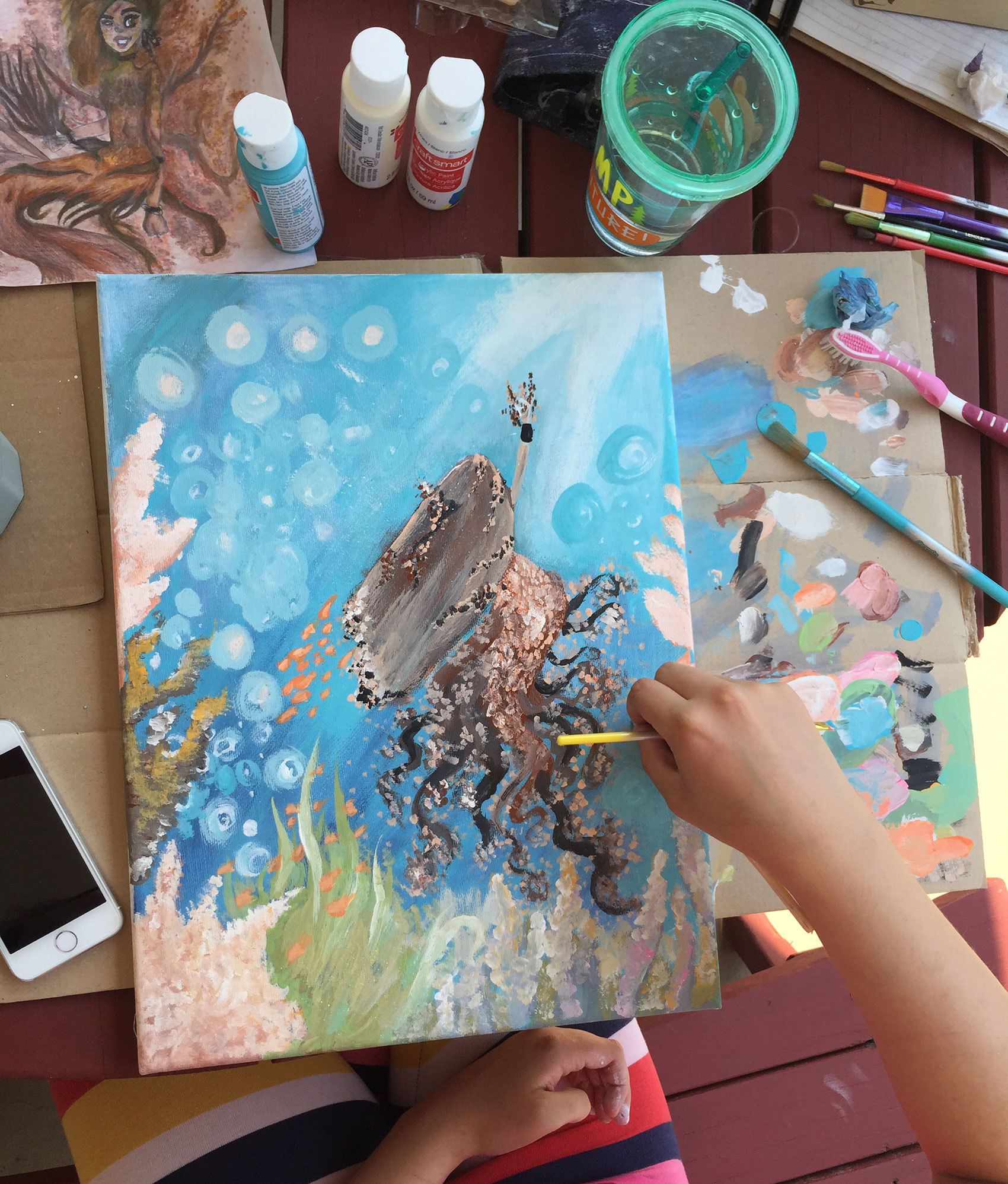 Gaby painting