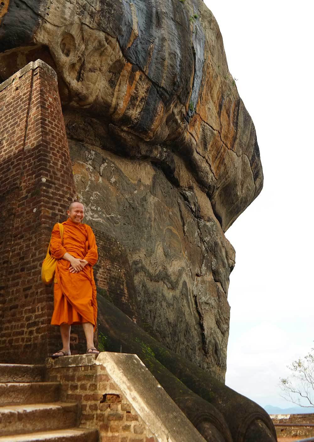 Monk in Lion Rock