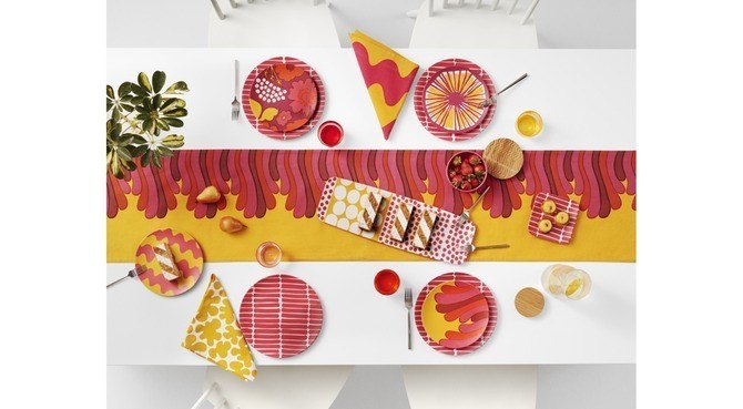marimekko for target table setting