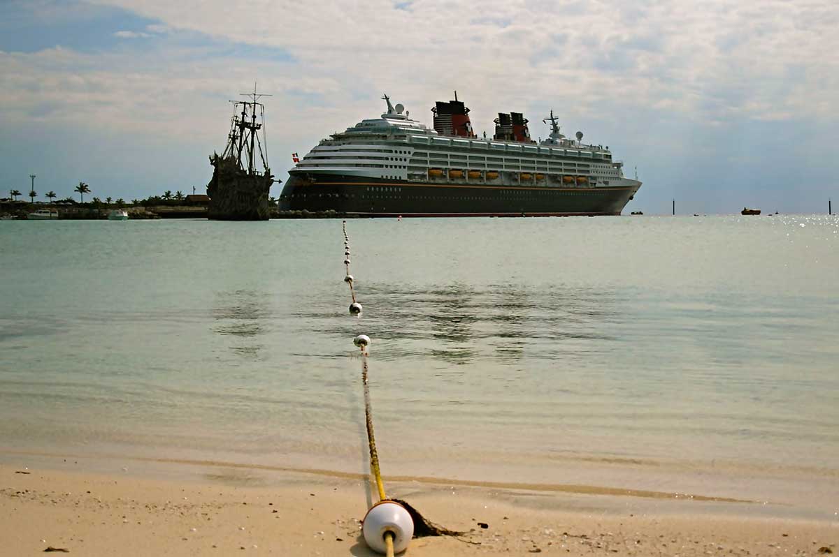Disney Cruise ship. Photo by Katja Presnal @skimbaco