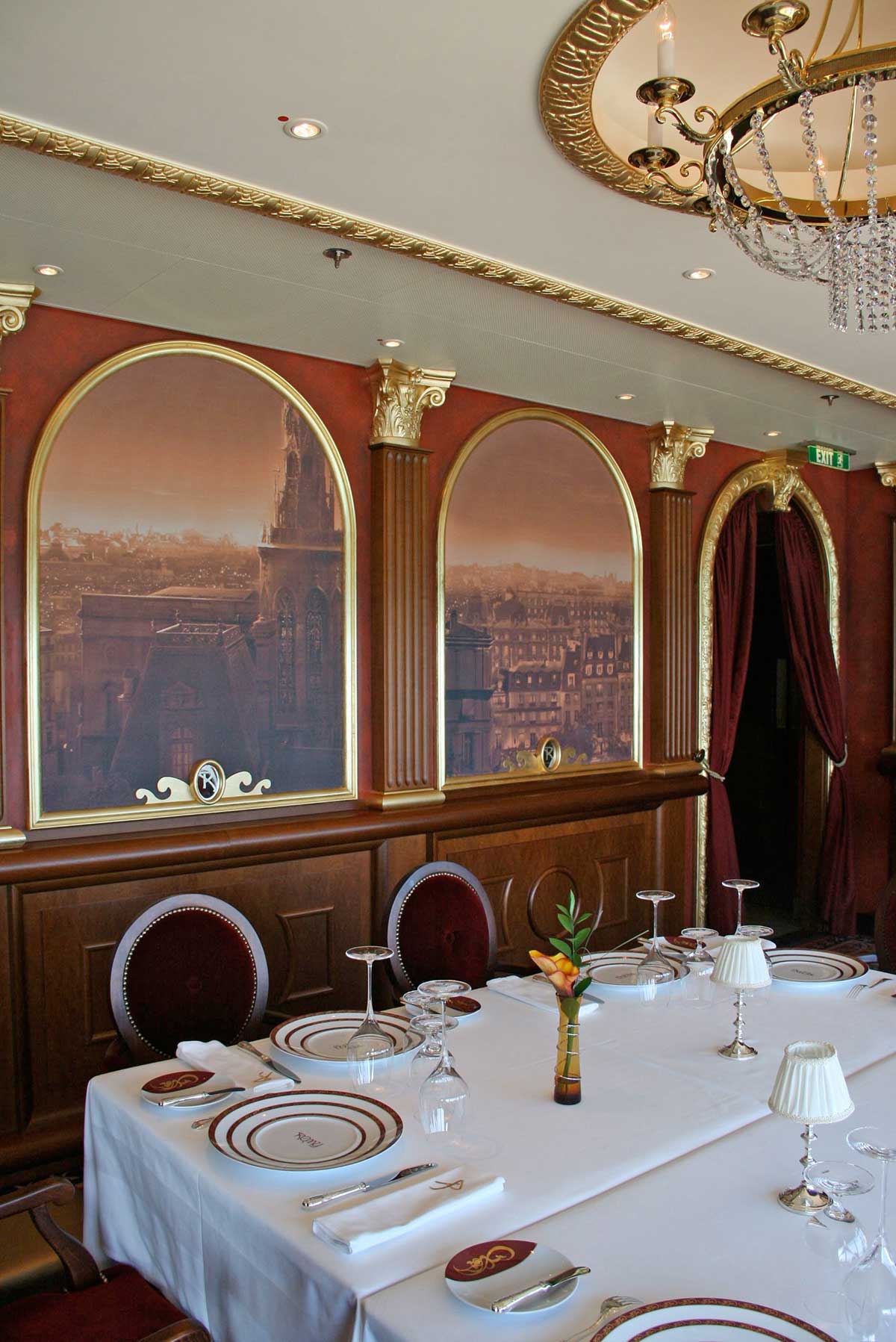 Remy restaurant on Disney Dream