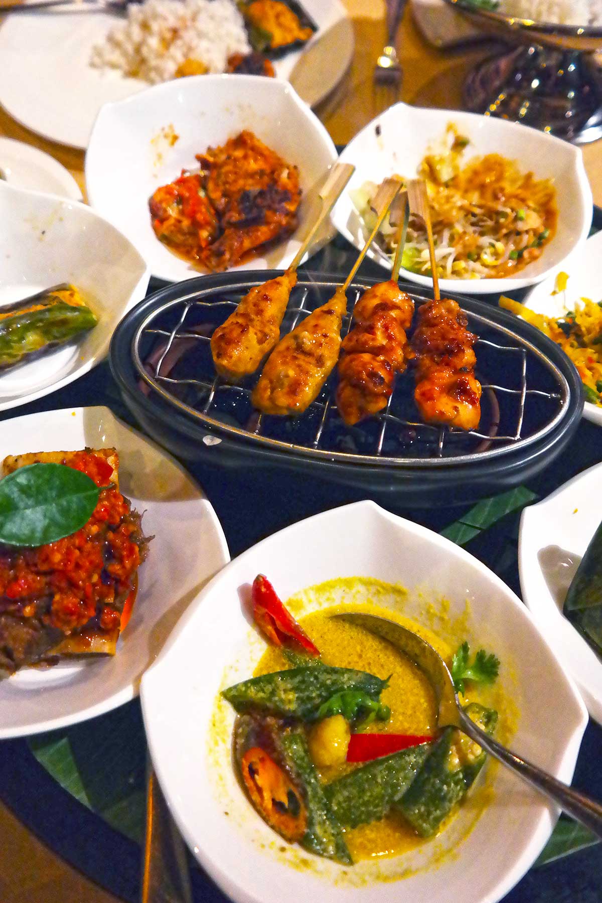 Dulang dining experience at St Regis Bali