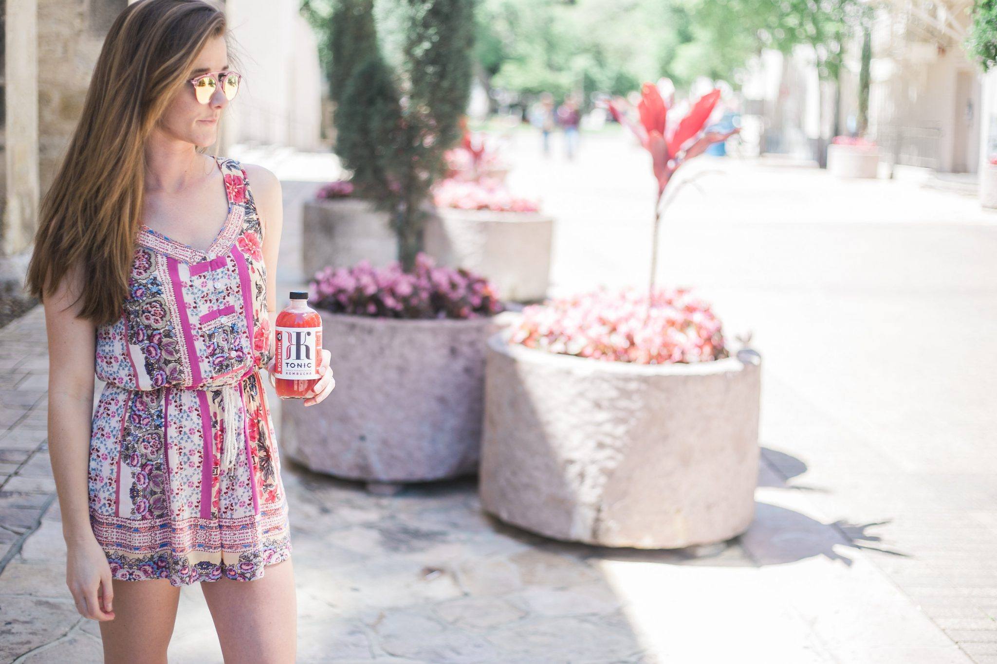 Loving KTonic Kombucha on our Girls Getaway San Antonio