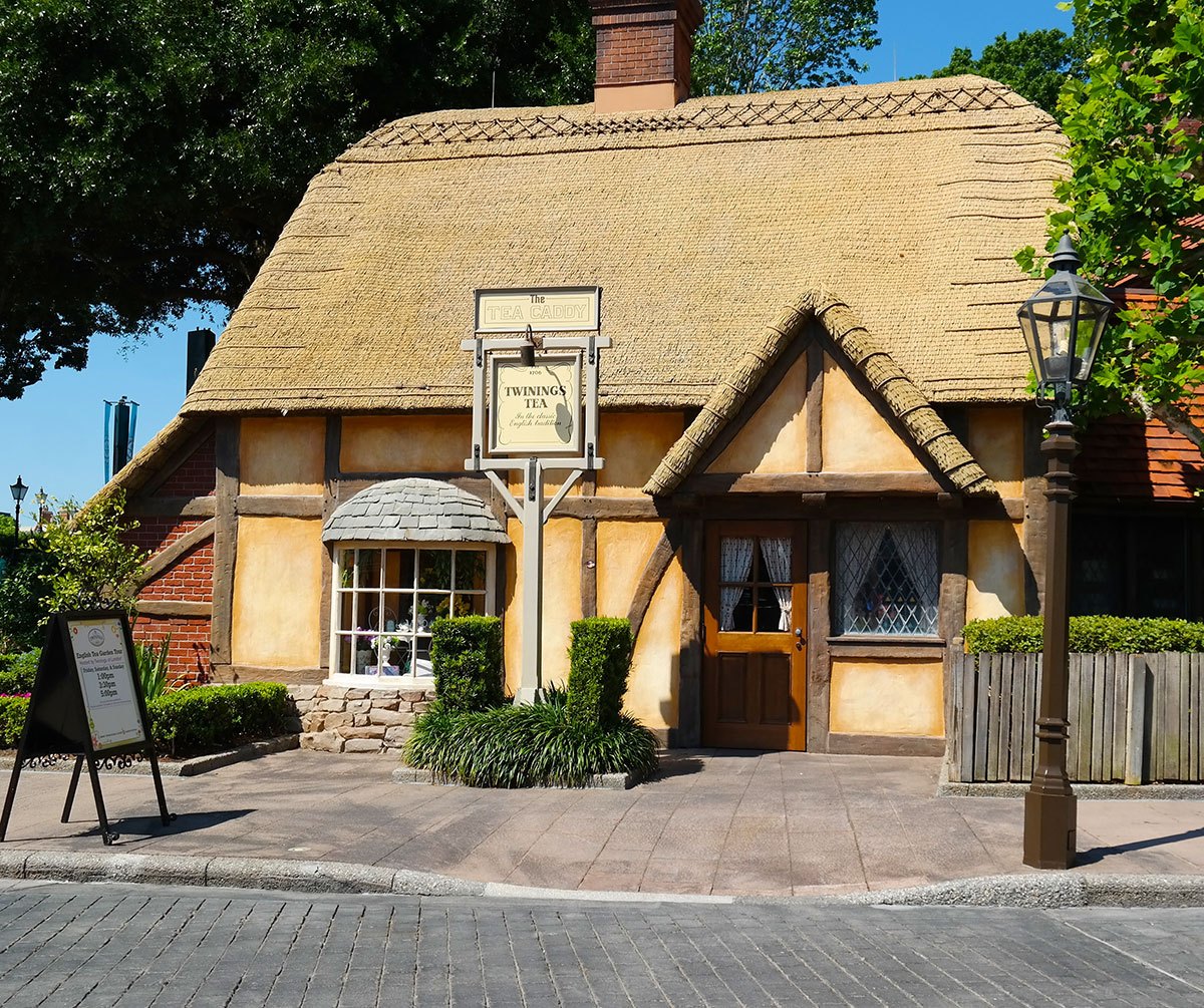 Twinnings Tea House in Epcot's world showcase UK