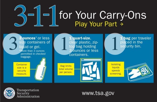 TSA liquids