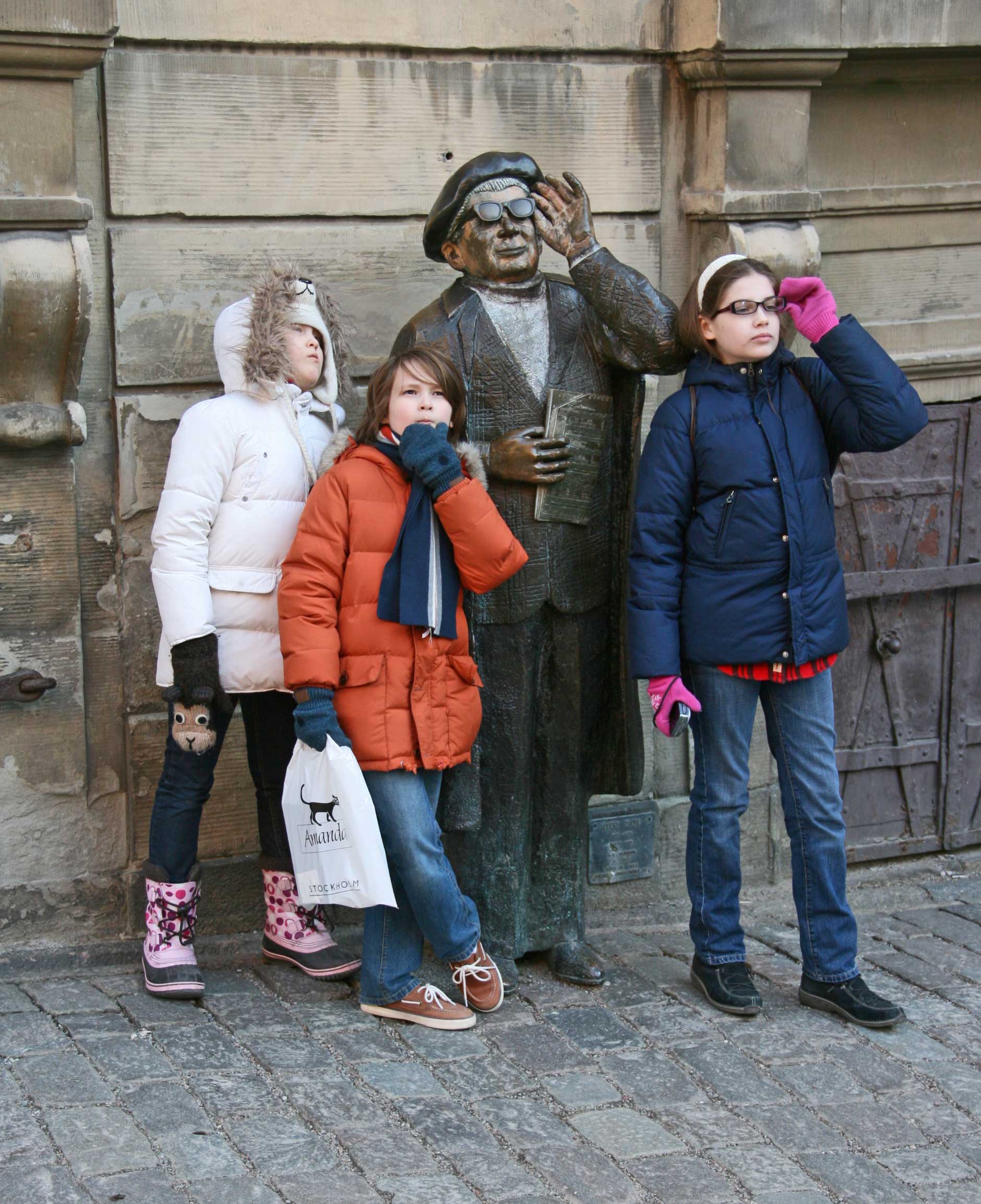 Kids back in Stockholm