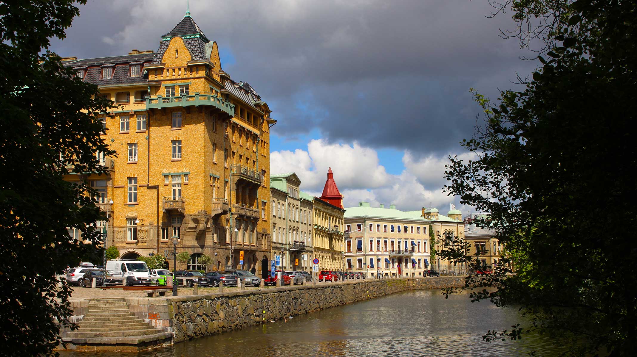 Gothenburg, Sweden. Canal through the city.