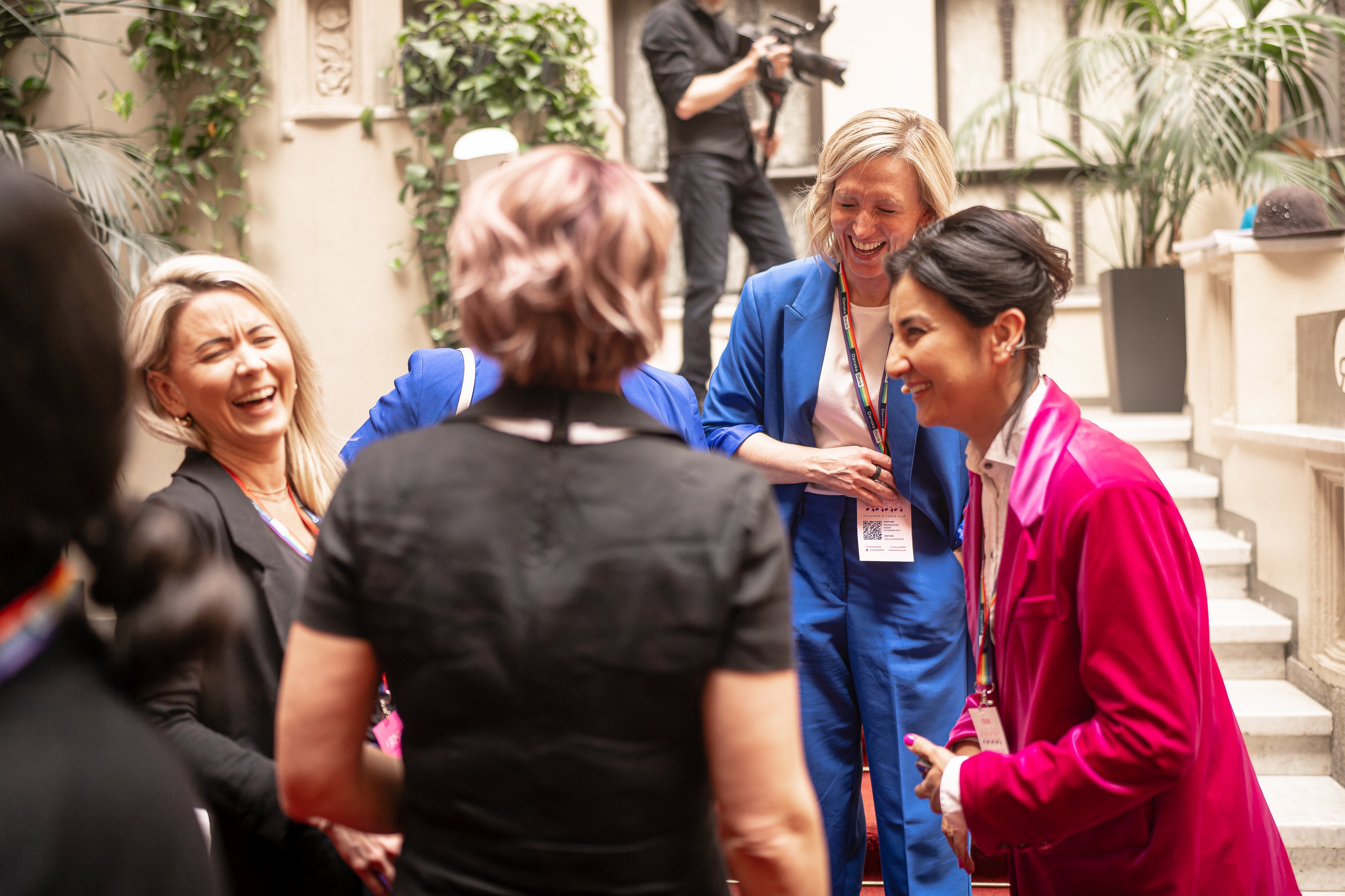 Networking at Crush events
