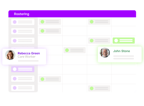 Visual Care Roster View Visualcare