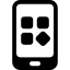 Flat-style illustration of a mobile phone displaying a to-do list with a checkmark and calendar, surrounded by icons representing a clock, gears, and a diagram.