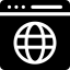 Black square with a white plus symbol in the center.