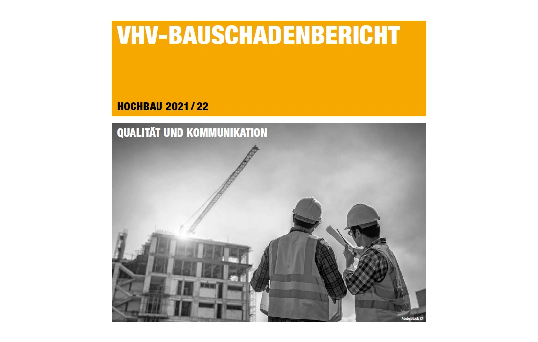 VHV-Bauschadenbericht 2021/22