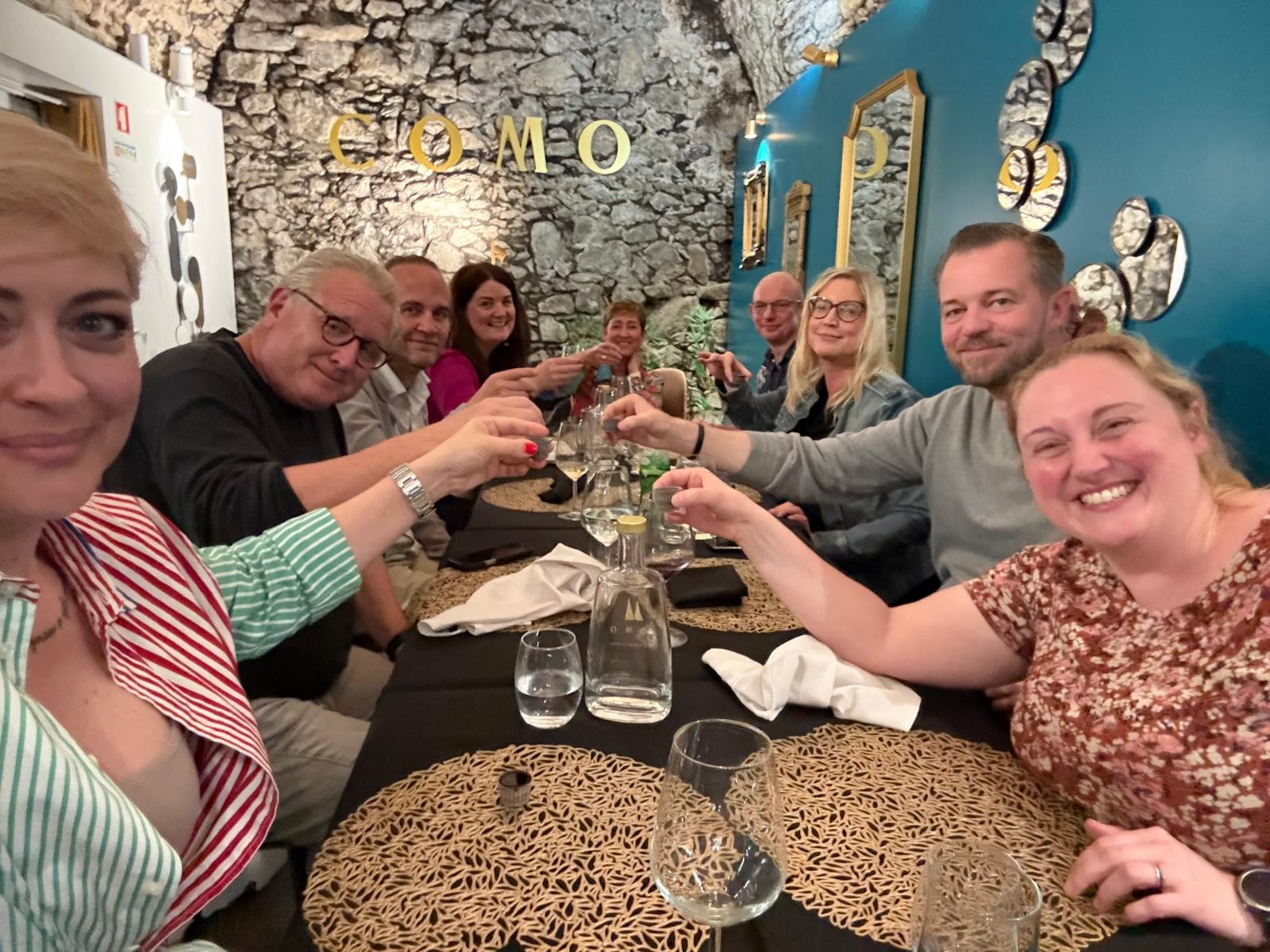 Sintra Synergies April 2026: group dinner