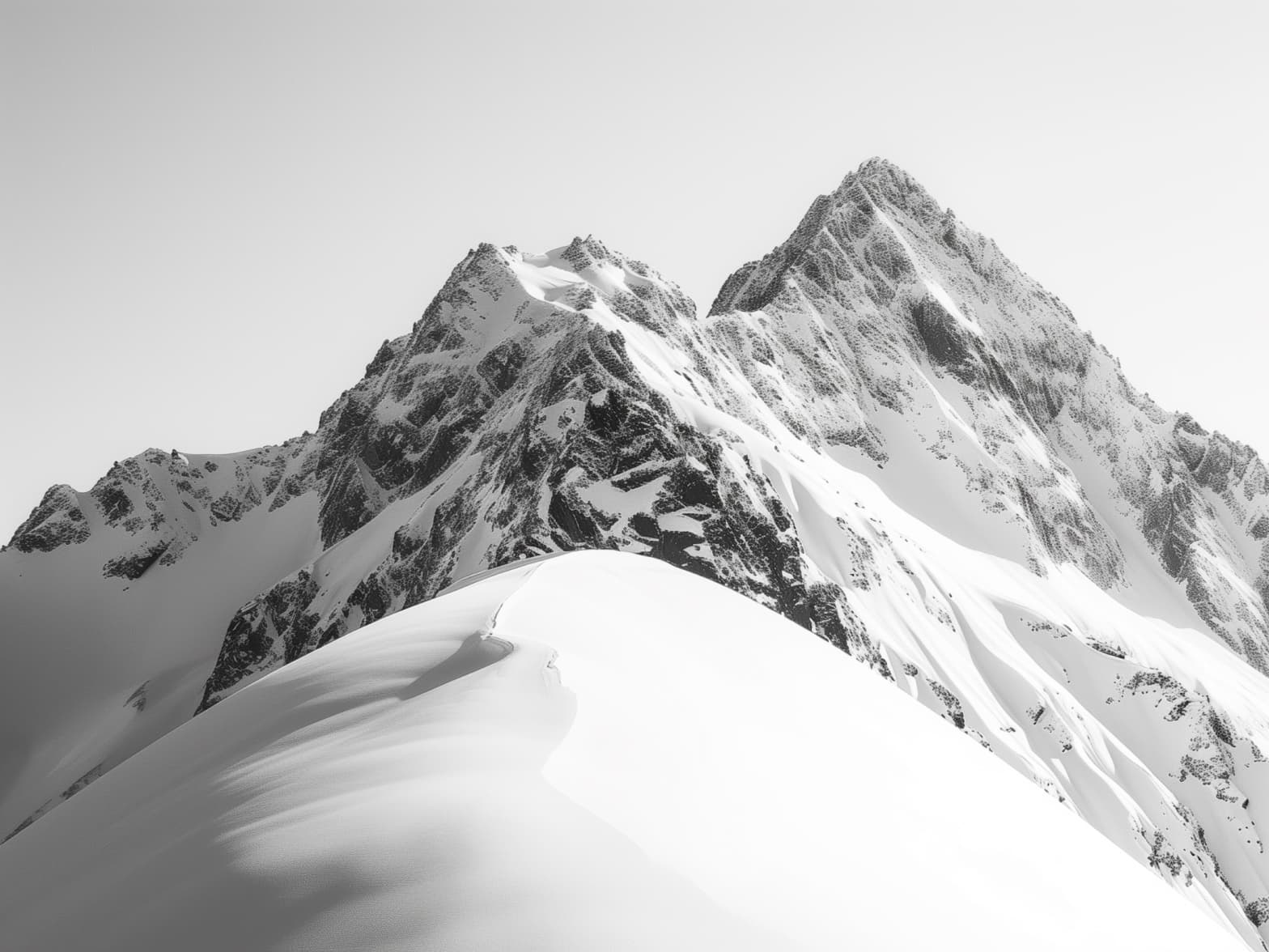 Snowy mountain