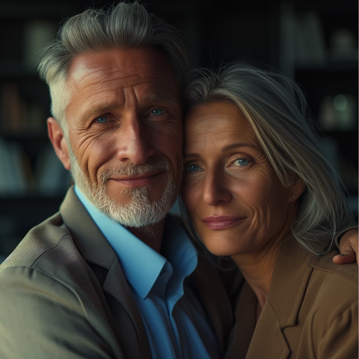 Middle-aged couple