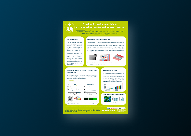 Blood-Brain-Barrier On-A-Chip for High-Throughput Barrier and Transport Studies