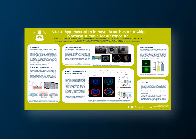 Mucus Hypersecretion in Novel Bronchus-on-a-Chip Platform Suitable for Air Exposure