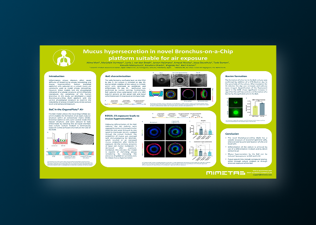 Mucus Hypersecretion in Novel Bronchus-on-a-Chip Platform Suitable for Air Exposure