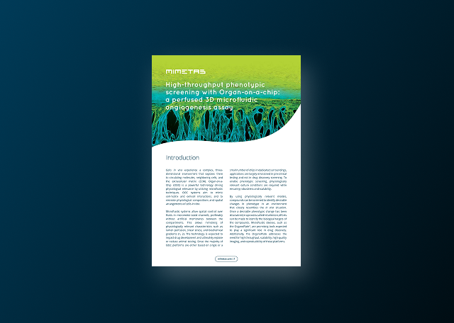 High-Throughput Phenotypic Screening With Organ-on-a-Chip: A Perfused 3D Microfluidic Angiogenesis Assay