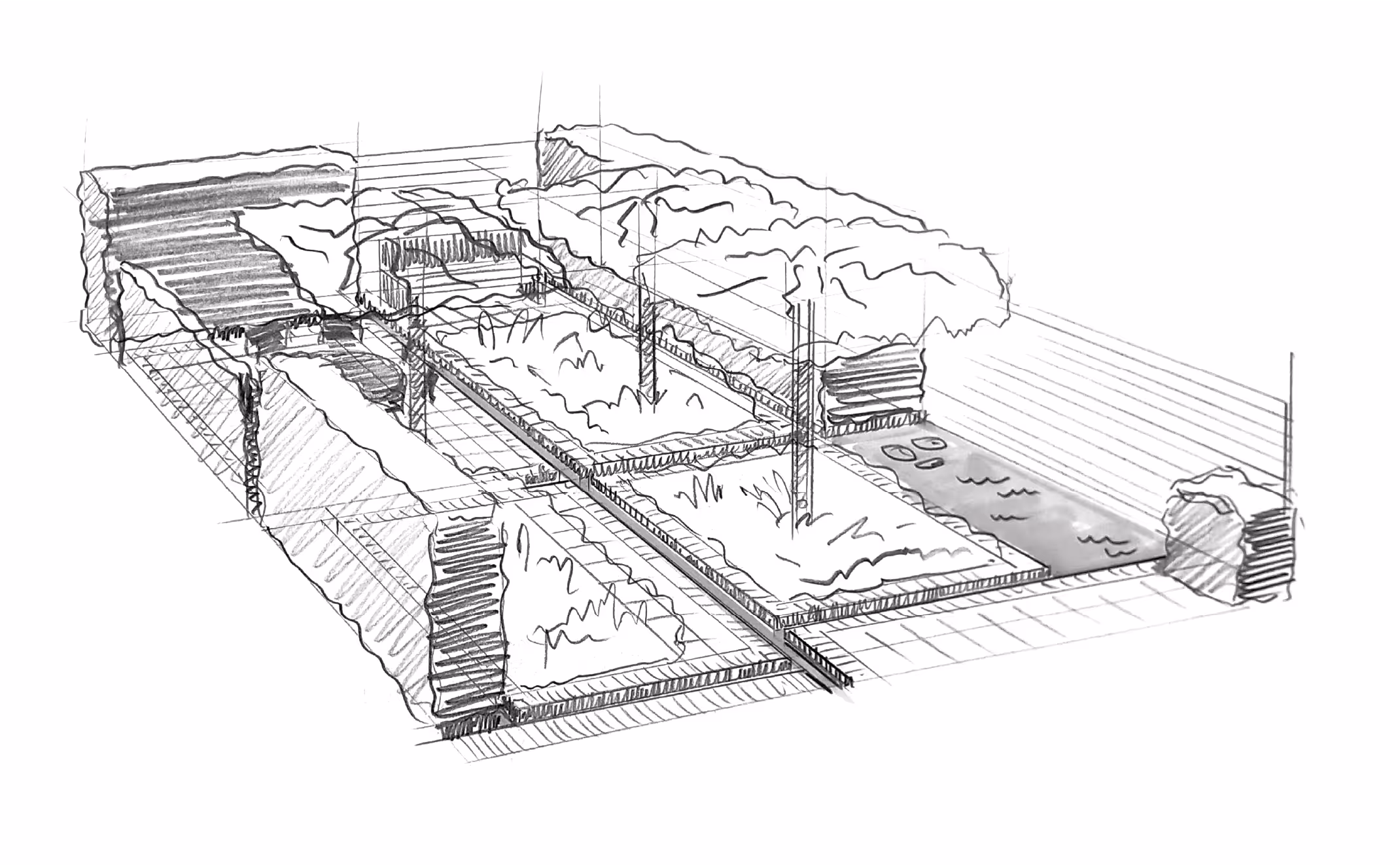 Tuin op basis van een kunstwerk