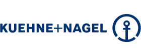 Logo Kuehne+Nagel v tmavě modré barvě