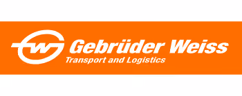 Logo dopravní a logistické společnosti Gebrüder Weiss.