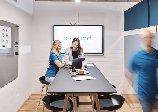 Strategiemeeting mit prosund-Team im Konferenzraum