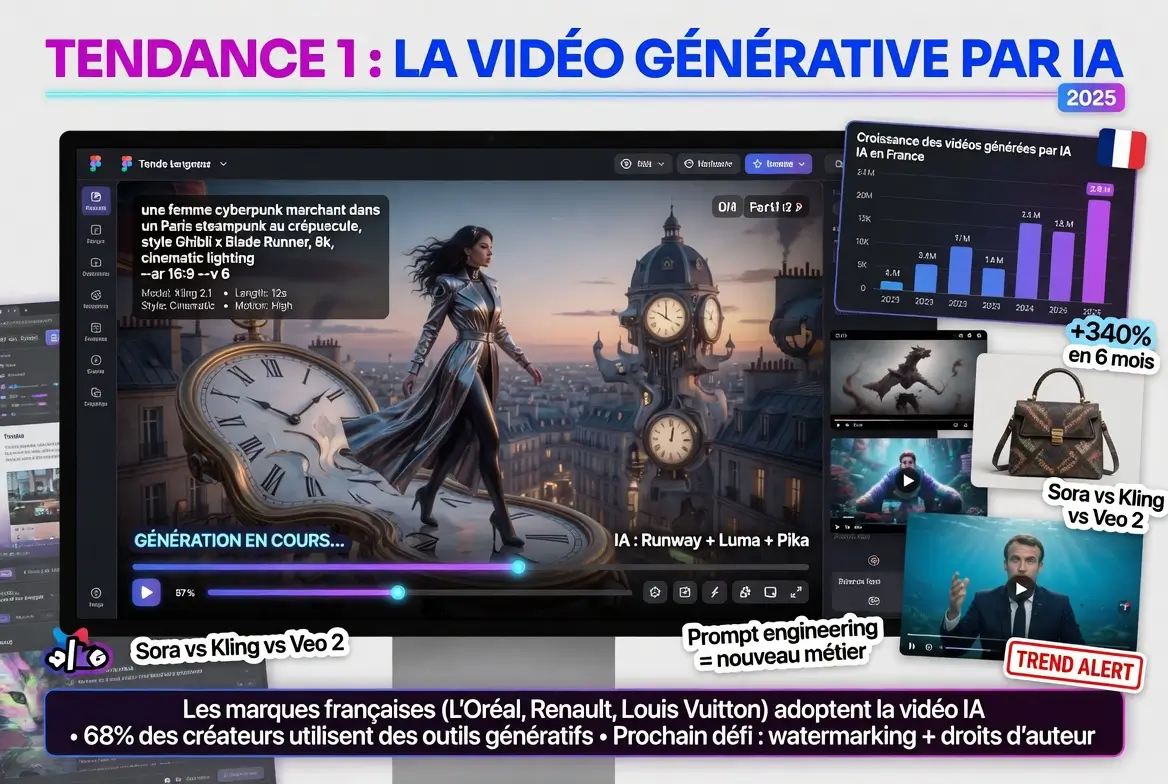 la vidéo générative par IA tendance 2026