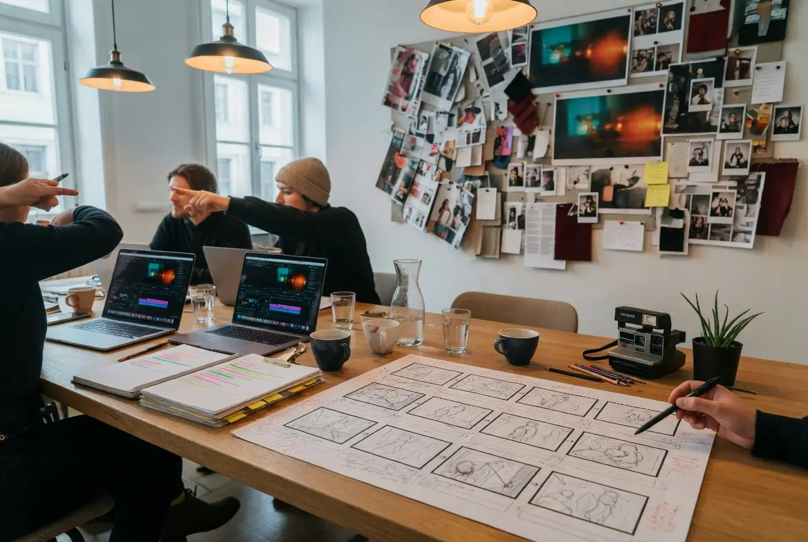 intégration du script vidéo dans le processus de production