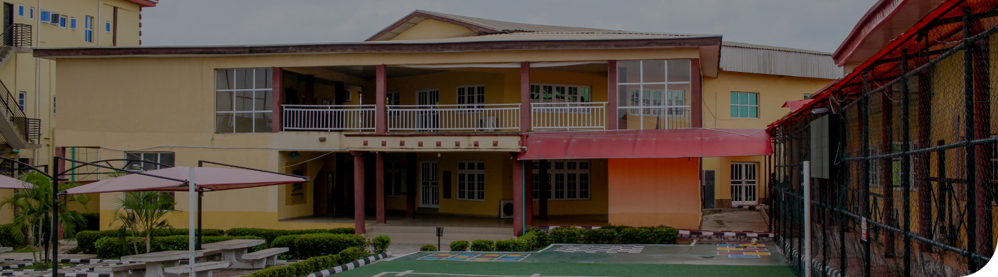 Wide angle image of the school