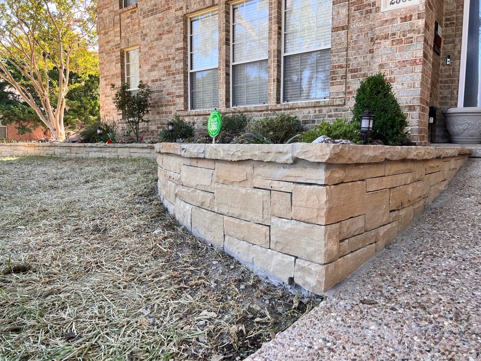 Stone Edging in Lucas