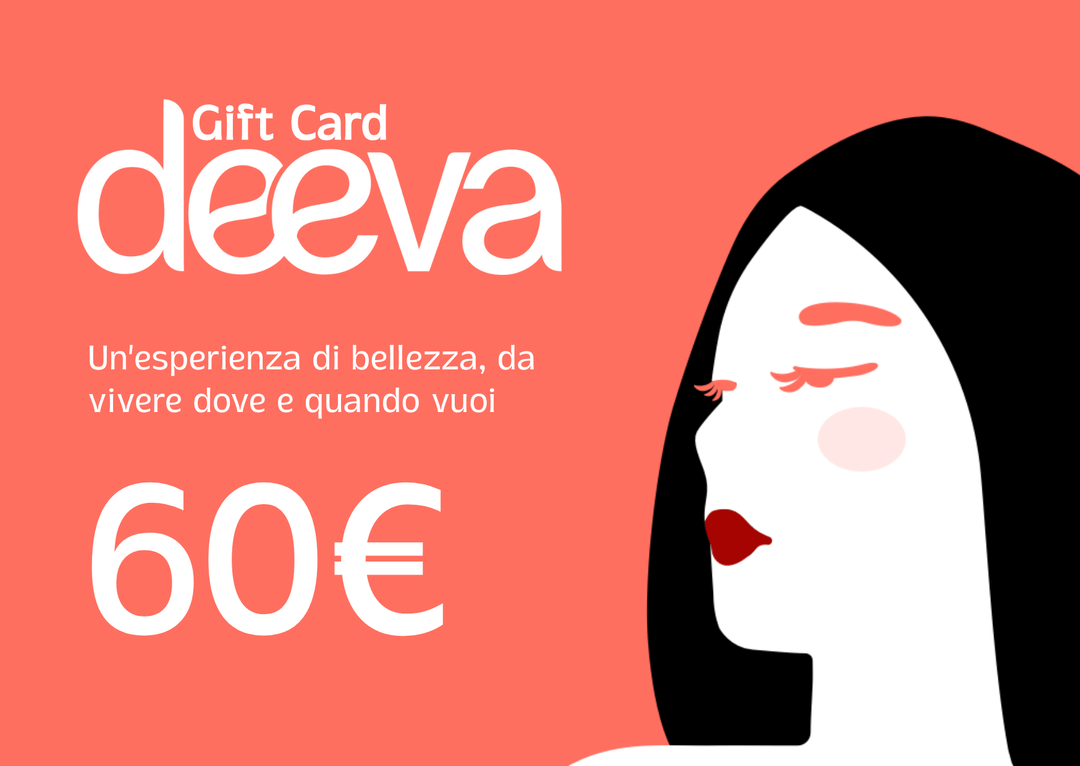 Gift card Deeva per trattamenti di bellezza a domicilio