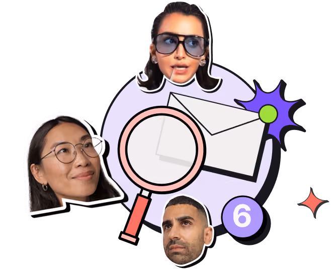 Full-time vs part-time email makers illustration