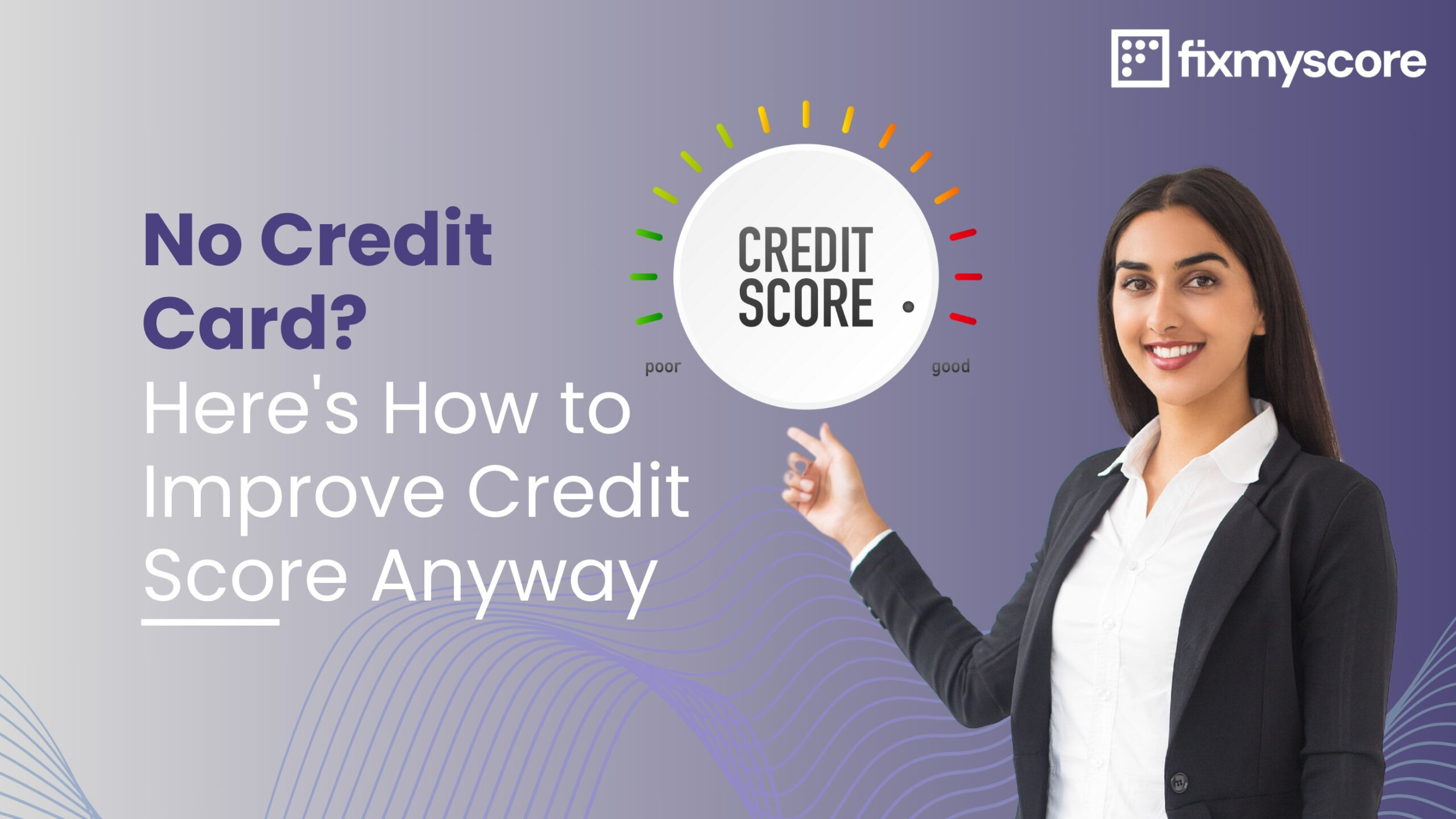 how to improve credit score without credit card